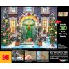 imageRoseArt  Kodak Premium Holiday Light Up  Christmas Facade  500 Piece Jigsaw Puzzle for AdultsChristmas Facade