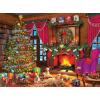 imageRoseArt  Kodak Premium Holiday Light Up  Christmas Puppies  500 Piece Jigsaw Puzzle for Adults