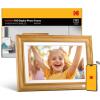 imageKODAK 101 Inch WiFi Digital Picture Frame with 32GB Storage Electronic Smart Digital Photo Frame 1280x800 IPS Touch Screen AutoRotate Share Moments Instantly Gifts for Women Mothers Day ChristmasLight Brown