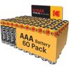 imageKODAK AAA Batteries 60 Pack  with 10 Years Shelf Life Long Lasting Alkaline Batteries AAA Size Pack 15V Mignon LR03 MN1500 AM3 Triple A Batteries60 Count Pack of 1