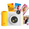 imageKODAK Smile 2in1 Digital Instant Print Camera ampamp Wireless Bluetooth Photo Printer  10MP SpecialEffect Rotating Lens Zink 2x3 StickyBack Photos Print via Fun App from Smart Devices  BlackWhite
