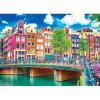 Colorful Waterfront Buildings  Amsterdam
