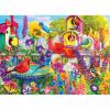 imageRoseArt  Kodak Premium  Stowaways  1000 Piece Jigsaw Puzzle for AdultsBird Bath Garden