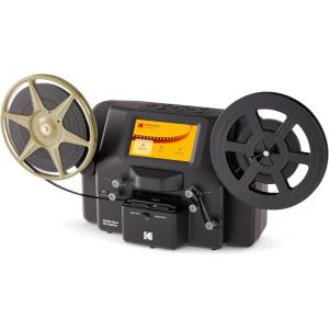 imageKODAK REELS 8mm ampamp Super 8 Films Digitizer Converter with Big 5 Screen Scanner Converts Film Frame by Frame to Digital MP4 Files for Viewing Sharing ampamp Saving on SD Card for 3 4 5 7 and 9 Reels