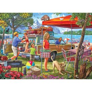 imageRoseArt  Kodak Premium  Stowaways  1000 Piece Jigsaw Puzzle for AdultsFamily Beach Vacation