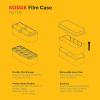 imageKODAK 120135 Film Case  for 8 Rolls of 120 Films  10 Rolls of 35mm Films  Retro Steel Case to Sort ampamp Safeguard Film Black Film is not IncludedBlack
