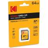 imageKODAK SDHC Card 32GB UHSI U1 V10 Premium up to 85MBs Read Speed for Full HD Video and HighResolution Pictures Compatible with SDHC Standard  EKMSD32GHC10K64GB