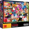 imageRoseArt  Kodak Premium  Tea Party Tent  1500 Piece Jigsaw Puzzle for AdultsCats and Yarn