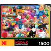 imageRoseArt  Kodak Premium  Tea Party Tent  1500 Piece Jigsaw Puzzle for AdultsCats and Yarn