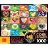 imageRoseArt  Kodak Premium Cork  Covered Bridge  1000 Piece Jigsaw Puzzle for AdultsLove Is Everywhere