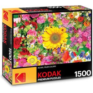 imageCraZArt KODAK Premium Puzzles Colorful Flower Bed 1500 pc