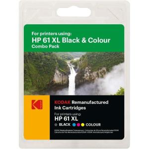 imageKODAK Ink Cartridge HP 61XL Black and Tricolor 55024
