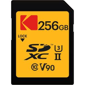 imageKodak 128GB UHSII U3 V90 Ultra Pro SDXC Memory Card  Up to 3000MBs Read Speed and 270MBs Write Speed256 GB