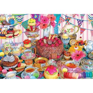 imageRoseArt  Kodak Premium  Tea Party Tent  1500 Piece Jigsaw Puzzle for AdultsTea Party Tent