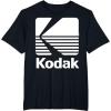 image80s Vintage Kodak Logo  White TShirtBlack