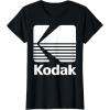 image80s Vintage Kodak Logo  White TShirtBlack