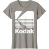 image80s Vintage Kodak Logo  White TShirtSlate Grey