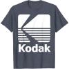 image80s Vintage Kodak Logo  White TShirtHeather Blue