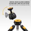 imageKODAK PhotoGear Mini Adjustable Tripod with Remote Black