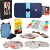 imageKODAK Smile Instant Print Digital Camera  SlideOpen 10MP Camera w2x3 ZINK Printer White YellowBlue