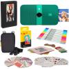 imageKODAK Smile Instant Print Digital Camera  SlideOpen 10MP Camera w2x3 ZINK Printer White YellowGreen