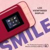 imageKODAK Smile Instant Print Digital Camera  SlideOpen 10MP Camera w2x3 ZINK Printer White YellowRed