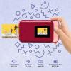 imageKODAK Smile Instant Print Digital Camera  SlideOpen 10MP Camera w2x3 ZINK Printer White YellowRed