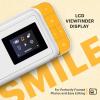 imageKODAK Smile Instant Print Digital Camera  SlideOpen 10MP Camera w2x3 ZINK Printer White YellowWhite