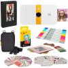 imageKODAK Smile Instant Print Digital Camera  SlideOpen 10MP Camera w2x3 ZINK Printer White YellowWhite