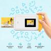 imageKODAK Smile Instant Print Digital Camera  SlideOpen 10MP Camera w2x3 ZINK Printer White YellowWhite