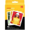 imageKodak 35x425 inch Premium Zink Print Photo Paper 40 Sheets Compatible with Kodak Smile Classic Instant CameraWhite