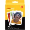 imageKodak 35x425 inch Premium Zink Print Photo Paper 40 Sheets Compatible with Kodak Smile Classic Instant CameraWhite