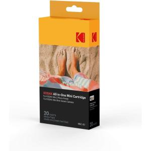 imageKodak Mini 2 Photo Printer Cartridge MC AllinOne Paper and Color Ink Cartridge Refill  COMPATIBLE with Mini Shot Camera Mini 2 Printer Not Original Mini Yellow 20 PackBlack