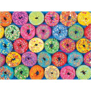 imageRoseArt  Kodak Premium  Love Coffee  550 Piece Jigsaw Puzzle for AdultsLots of Sprinkles Donuts