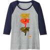 imageKODAK M7 Movie Camera Art Raglan Baseball TeeNavy BlueAthletic Heather
