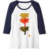 imageKODAK M7 Movie Camera Art Raglan Baseball TeeNavy BlueWhite