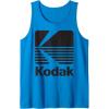 image80s Vintage Kodak Logo  Black Tank TopSapphire Blue