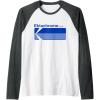 imageEktachrome Film Vintage Logo Raglan Baseball TeeDark Heather GreyWhite