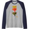 imageKODAK M7 Movie Camera Art Raglan Baseball TeeNavy BlueAthletic Heather