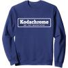 imageKodachrome Logo  White SweatshirtNavy Blue