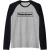 imageKodachrome Logo Design  Black Raglan Baseball TeeBlackAthletic Heather