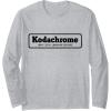imageKodak Kodachrome Logo Design Long Sleeve TShirt Unisex Adult