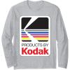 imageProducts By Kodak Vintage Logo Long Sleeve TShirtHeather Grey