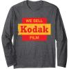 imageVintage We Sell Kodak Film Retail sign design Long Sleeve TShirtDark Heather Grey