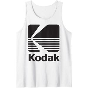 image80s Vintage Kodak Logo  Black Tank TopWhite
