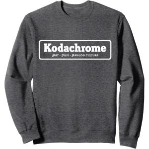imageKodachrome Logo  White SweatshirtDark Heather Grey