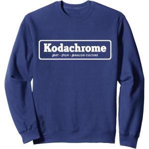imageKodachrome Logo  White SweatshirtNavy Blue