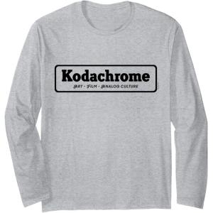 imageKodak Kodachrome Logo Design Long Sleeve TShirt Unisex Adult