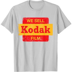 imageVintage We Sell Kodak Film Retail sign design TShirtSilver Grey