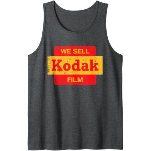 imageVintage We Sell Kodak Film Retail sign design Tank TopDark Heather Grey
